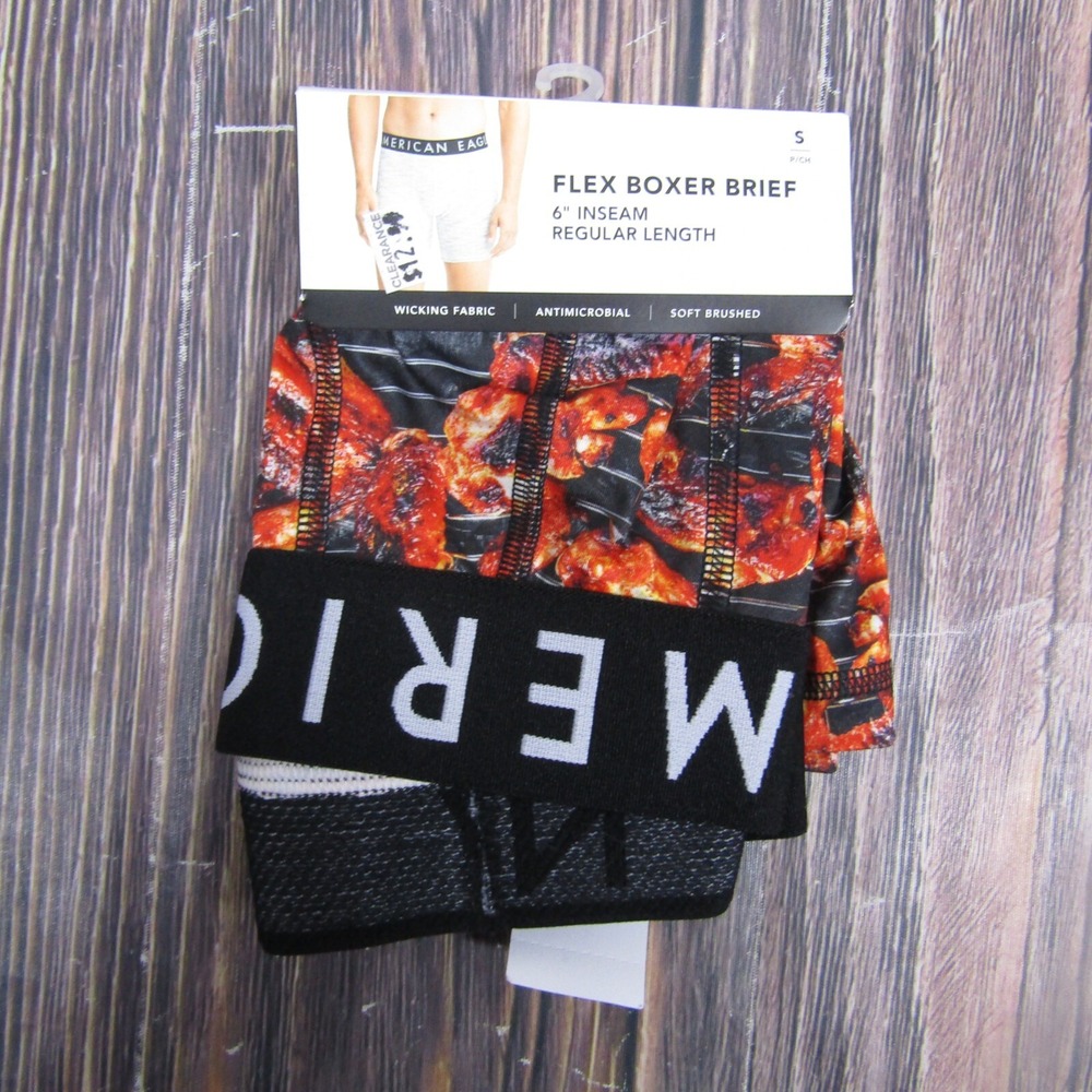 American Eagle Flex NEW NWT Mens Small Boxer Briefs Gift Fathers Day Dad BBQ